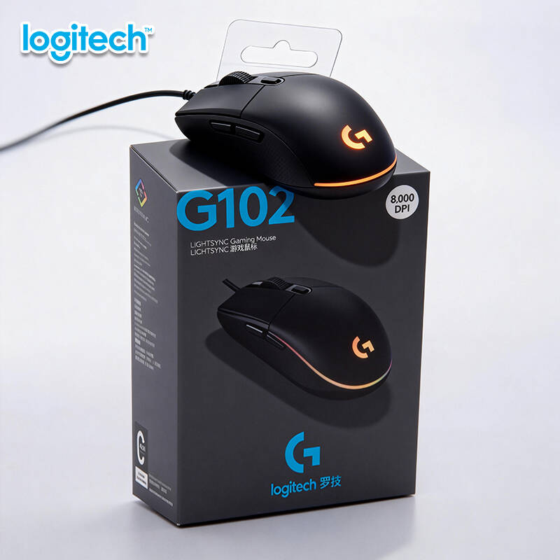Logitech Mouse G203 - Mouse Gamer Logitech G102 com Fio,