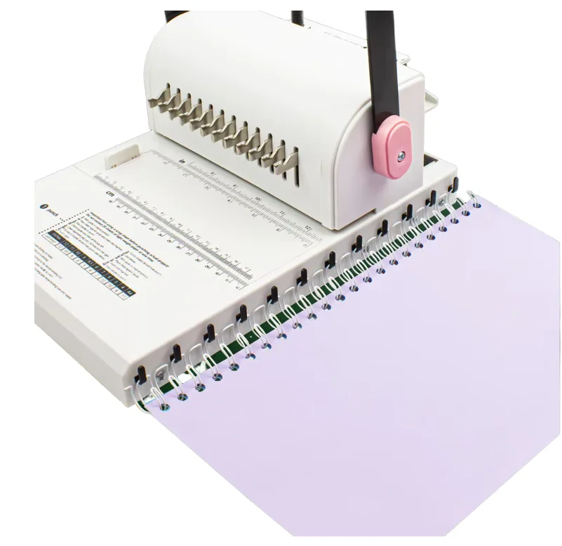 Binding Machine Comb - Máquina de Encadernação Manual para Crianças
