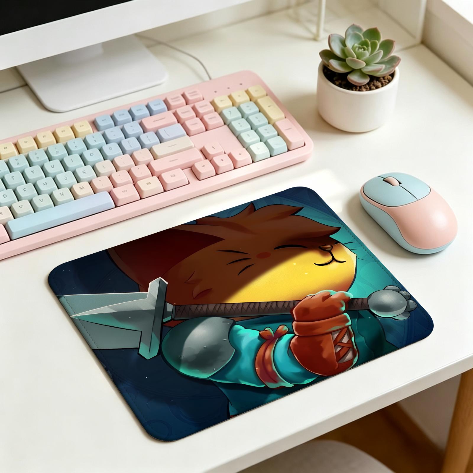 Office Quest - Tapete de Jogo S/M/L, Borda Costurada