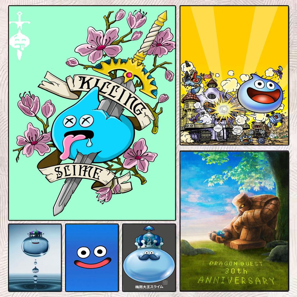 D-Dragon Quest Slime Poster Ad - Office Quest avaliação e preço